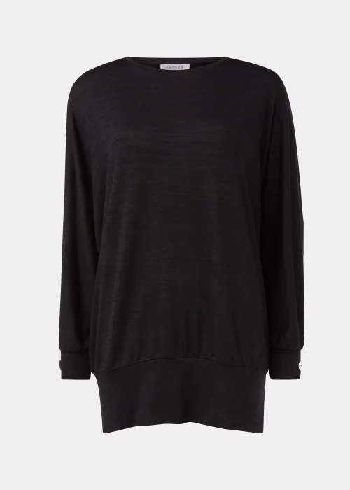 Black Longline Top - Small Image 5