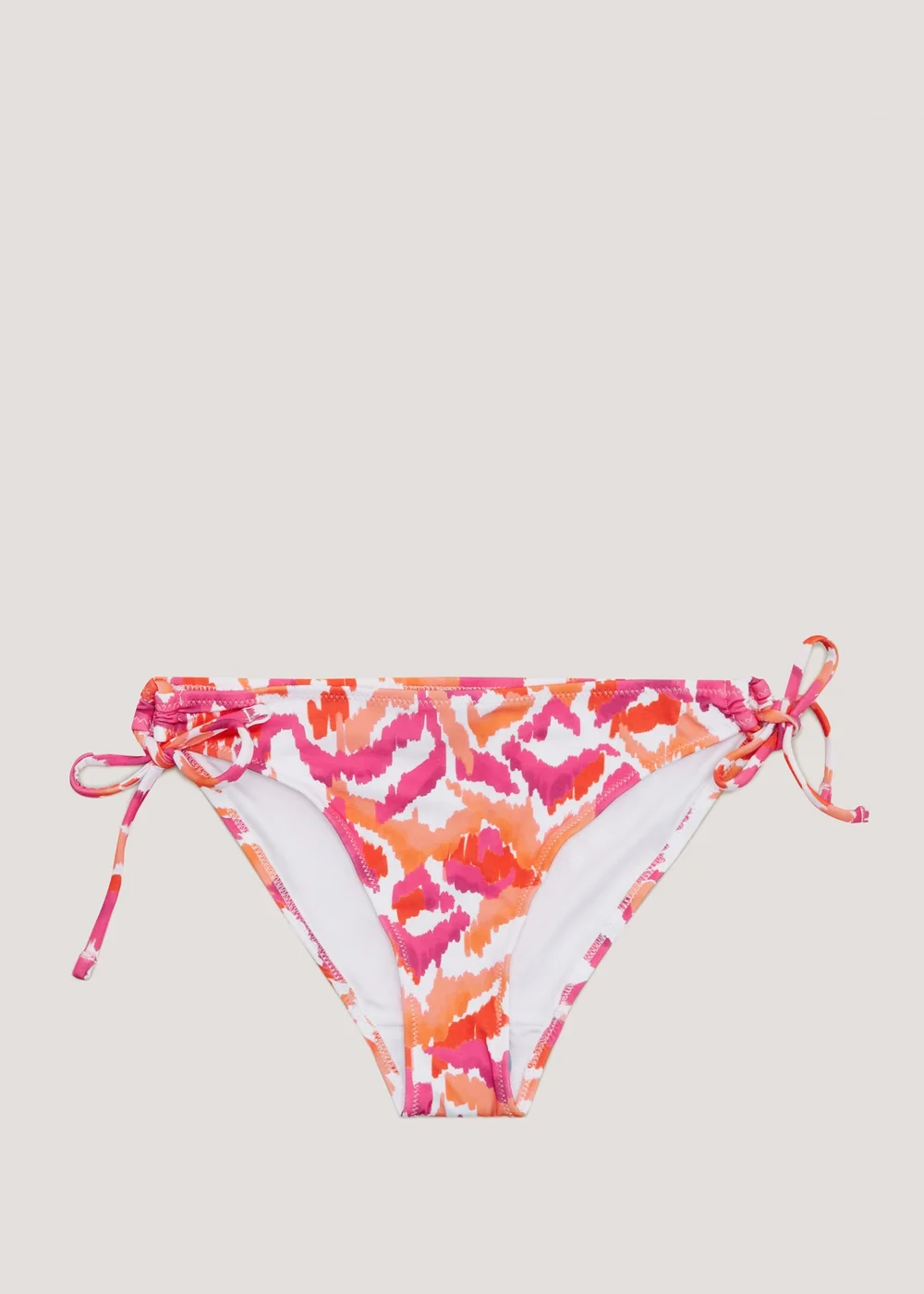 Orange Tie Dye Triangle Bikini Bottoms - Size 8 Image 4