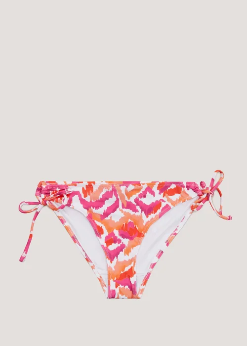 Orange Tie Dye Triangle Bikini Bottoms - Size 8 Image 4