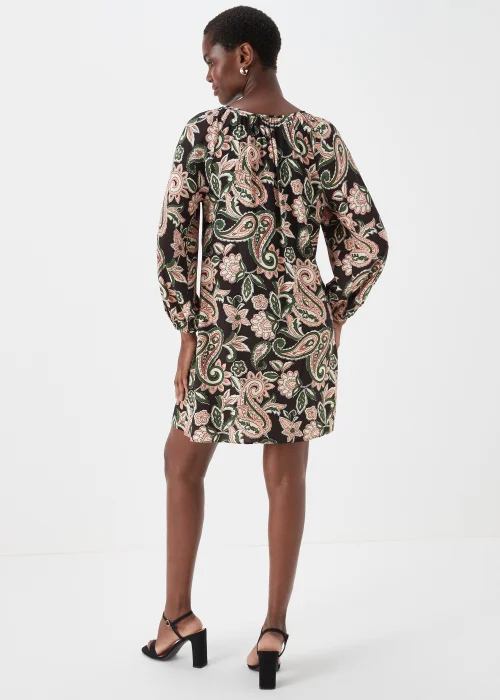 Multicoloured Floral Print Viscose Mini Dress - 8 Image 2