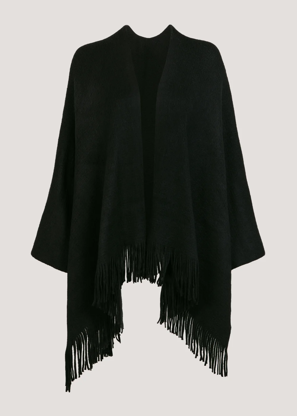 Black Brushed Shawl Image 1