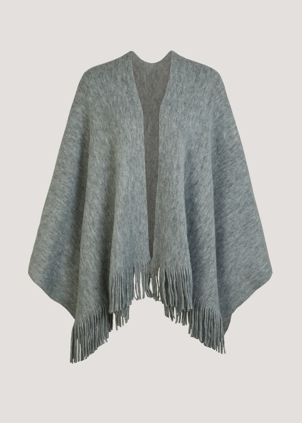 Grey Brushed Shawl Image 1