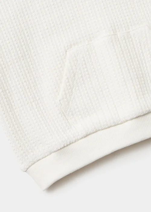 Baby Ecru Waffle Sweatshirt (Newborn-23mths) - 0-3 months Image 2