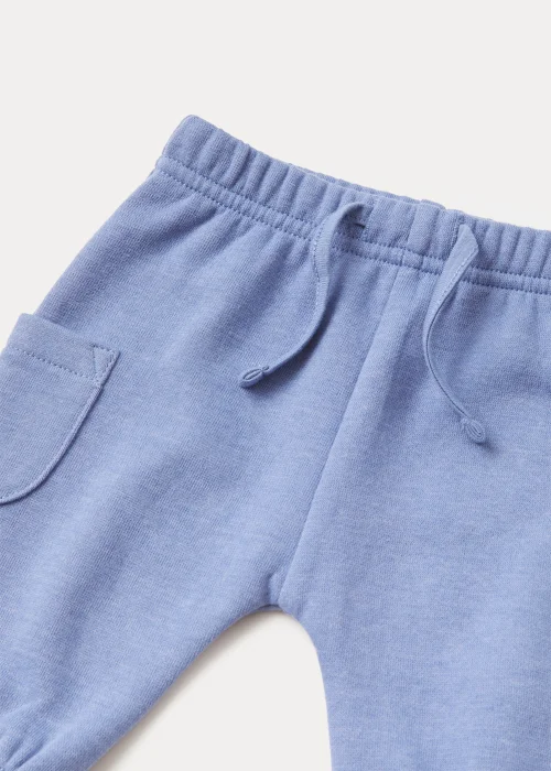 Baby Blue Cargo Joggers (Newborn-18mths) - Newborn Image 2