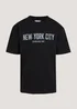 US Athletic Black NYC T-Shirt - Extra small Image 1