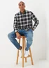 Black Check Long Sleeve Shirt - Small Image 4
