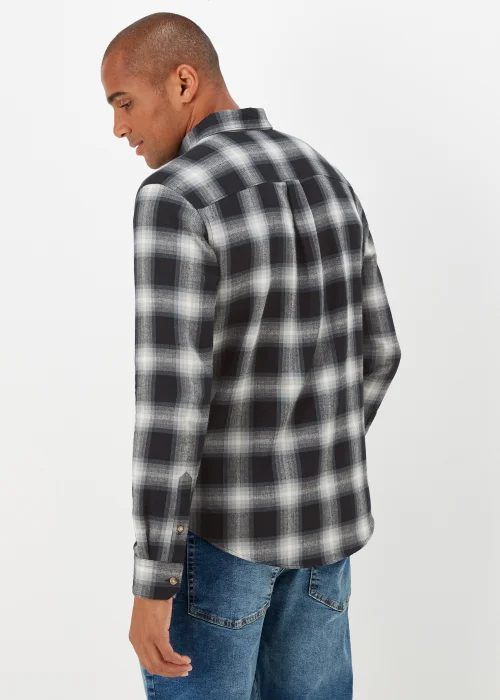 Black Check Long Sleeve Shirt - Small Image 2