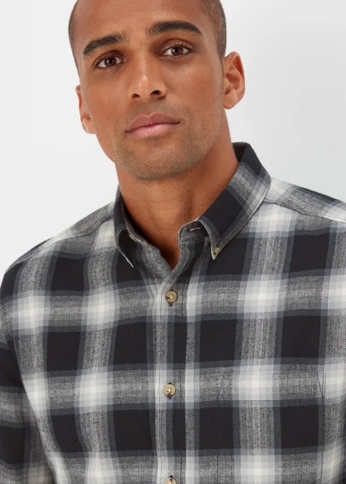 Black Check Long Sleeve Shirt - Small Image 3