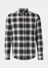 Black Check Long Sleeve Shirt - Small Image 5