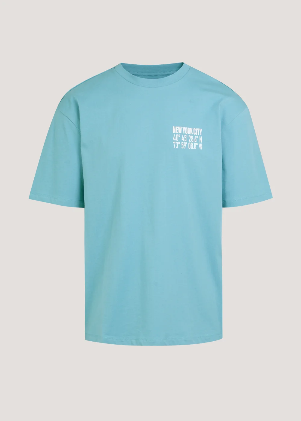 US Athletic Teal NYC Embroidered T-Shirt - Extra small Image 5