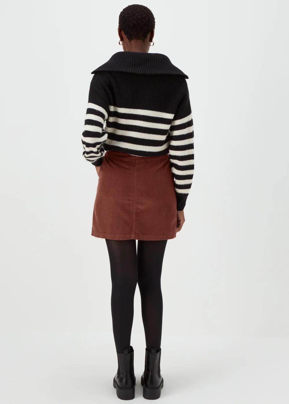 Papaya Petite Brown Cord Skirt - 6 Image 2