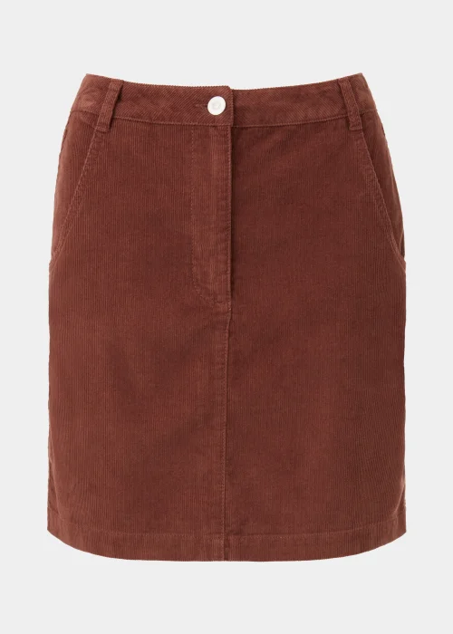 Papaya Petite Brown Cord Skirt - 6 Image 5