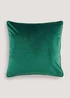 Green Large Velvet Cushion (55ccm x 55cm) Image 1