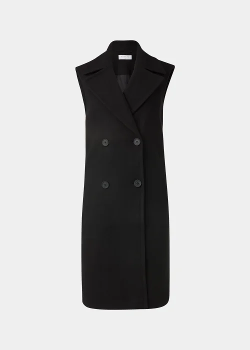 Black Sleeveless Coat - 8 Image 5