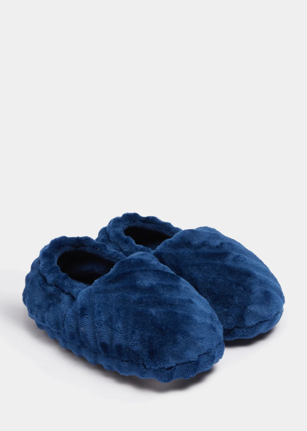 Boys Navy A-Line Slippers (Younger 4-12) - Size 4 Infants Image 1