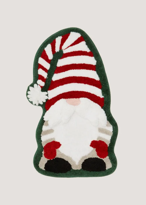 Red Christmas Gonk Bath Mat (47cm x 78cm) Image 1