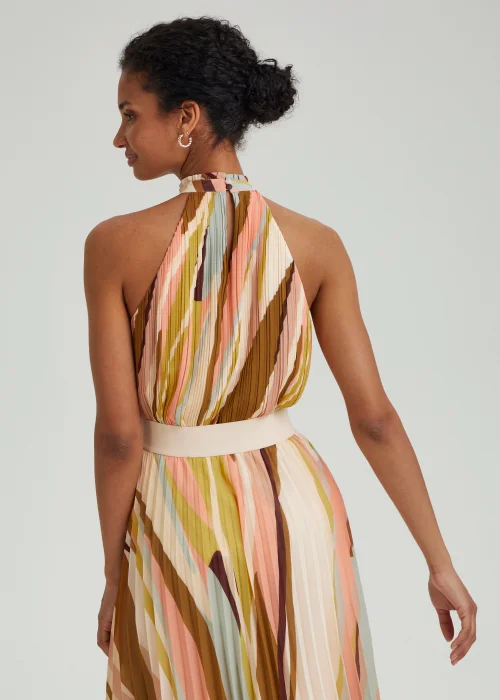 Et Vous Multicoloured Splice Print Pleated Top - 8 Image 2