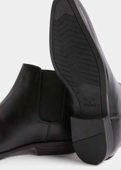 Black Formal Chelsea Boots - Size 6 Image 2