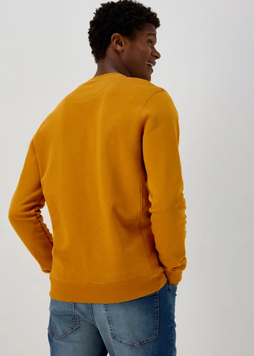 Yellow Essential Crew Neck Sweatshirt - Small Image 2