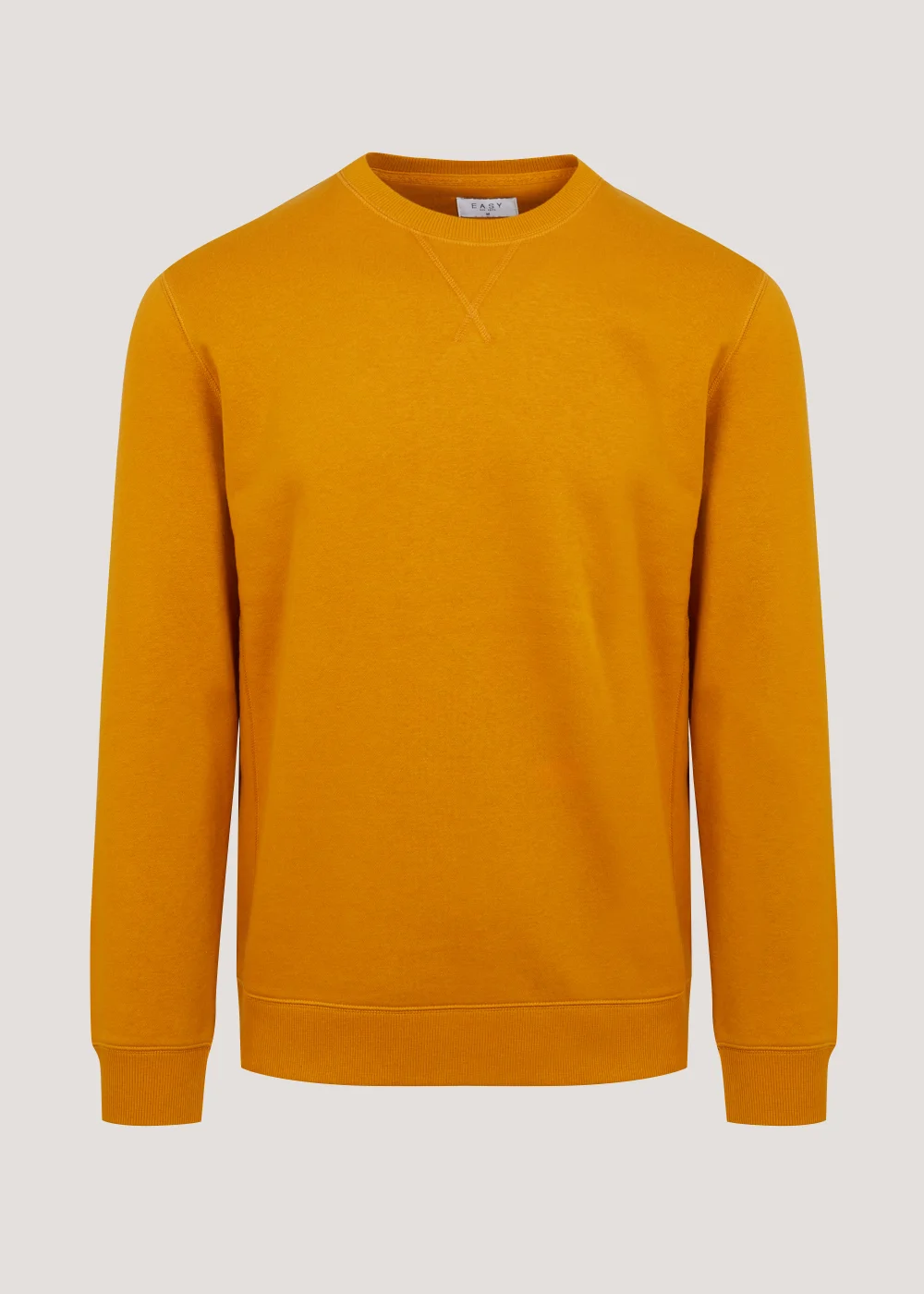 Yellow Essential Crew Neck Sweatshirt - Small Image 5