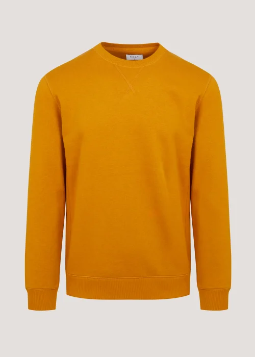 Yellow Essential Crew Neck Sweatshirt - Small Image 5
