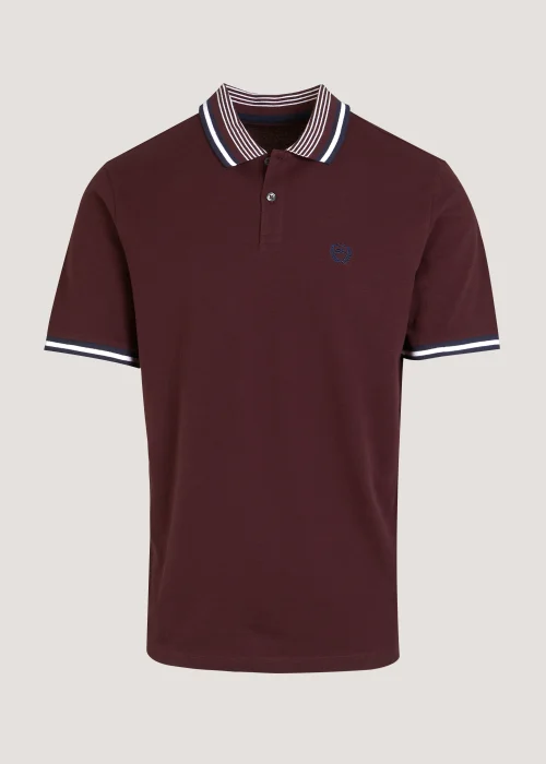 Red Tipped Polo Shirt - S Image 5