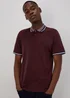 Red Tipped Polo Shirt - S Image 1
