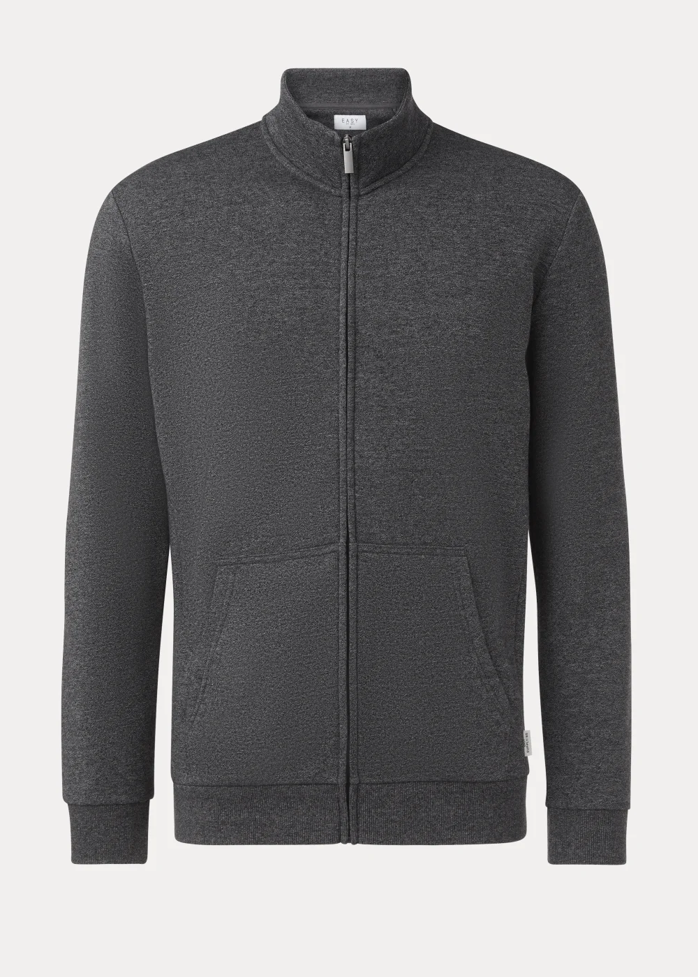 Grey Funnel Zip Up Sweatshirt - S Image 5
