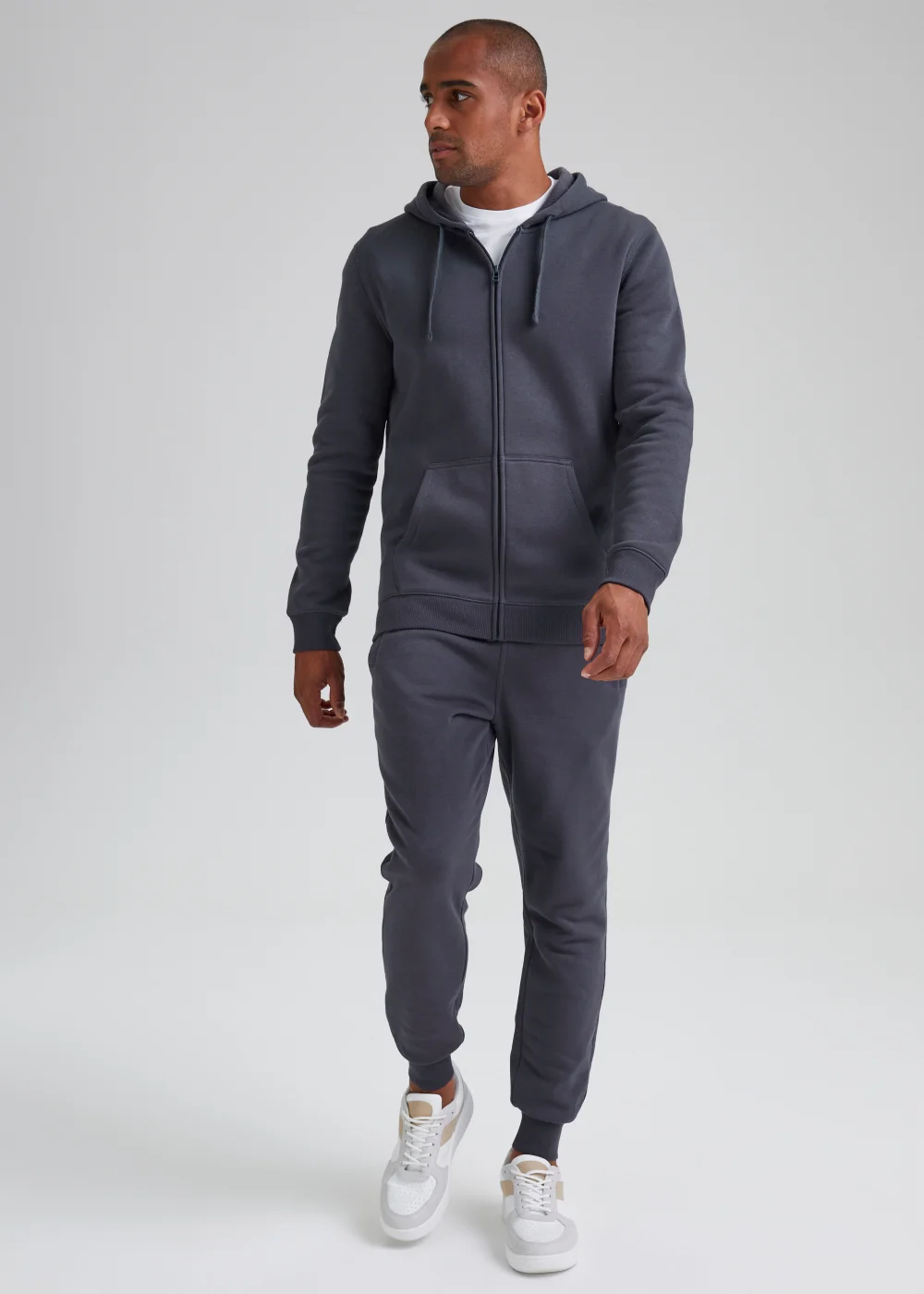 Graphite Slim Fit Cuffed Joggers - Extra small Image 4