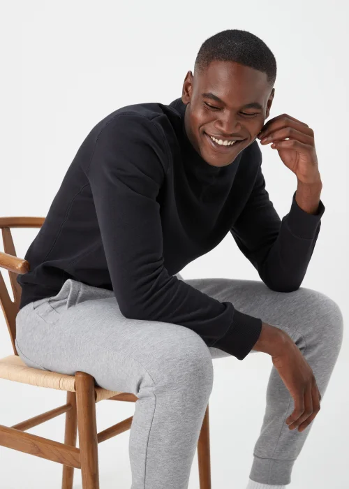 Grey Marl Slim Fit Cuffed Joggers - Extra small Image 4