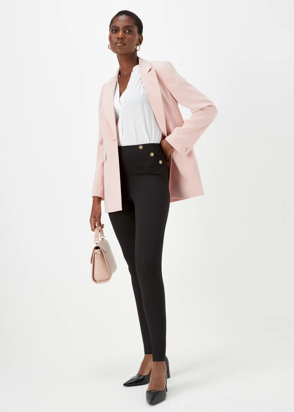 Et Vous Black Button Leggings - 8 Image 8