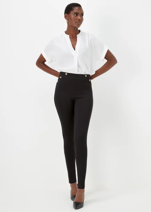 Et Vous Black Button Leggings - 8 Image 2