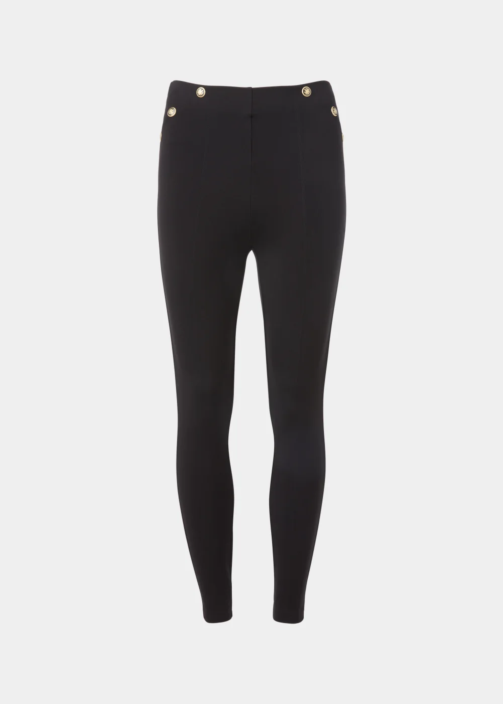Et Vous Black Button Leggings - 8 Image 9