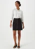 Et Vous Black Utility Ponte Skirt - Size 8 Image 1