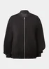 Black Bomber Jacket - 8 Image 5