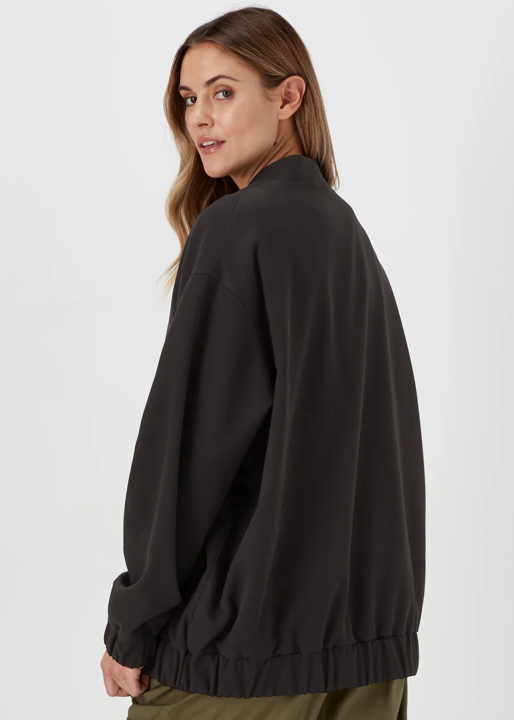 Black Bomber Jacket - 8 Image 2