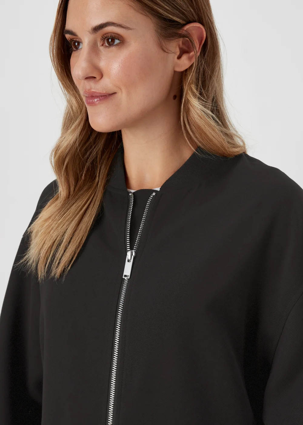 Black Bomber Jacket - 8 Image 3