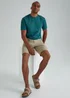 Teal Essential Crew Neck T-Shirt - S Image 4