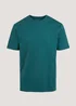Teal Essential Crew Neck T-Shirt - S Image 5