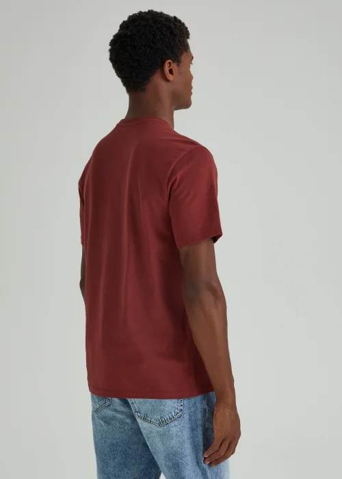 Red Essential Crew Neck T-Shirt - Small Image 2