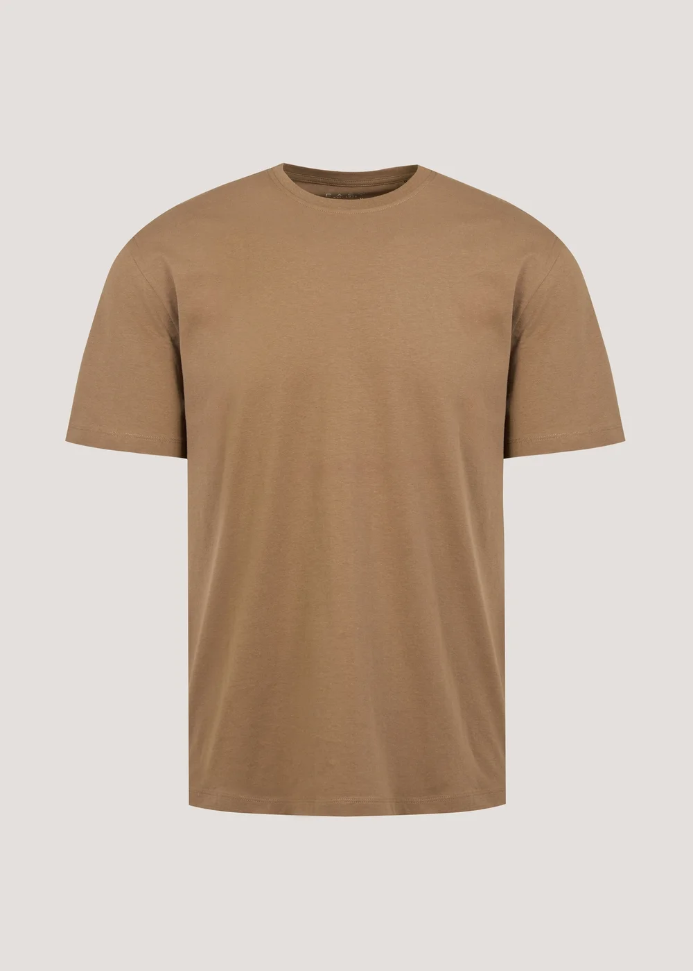 Brown Essential Crew Neck T-Shirt - S Image 5