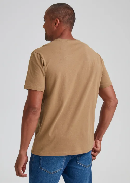 Brown Essential Crew Neck T-Shirt - S Image 2
