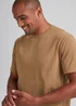 Brown Essential Crew Neck T-Shirt - S Image 3