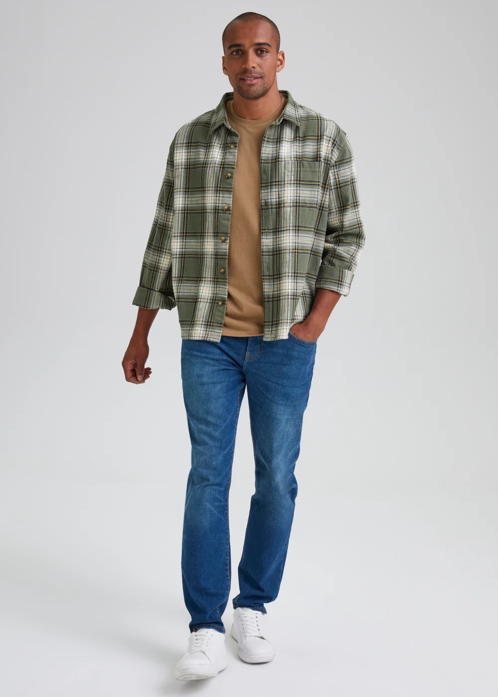 Brown Essential Crew Neck T-Shirt - S Image 4