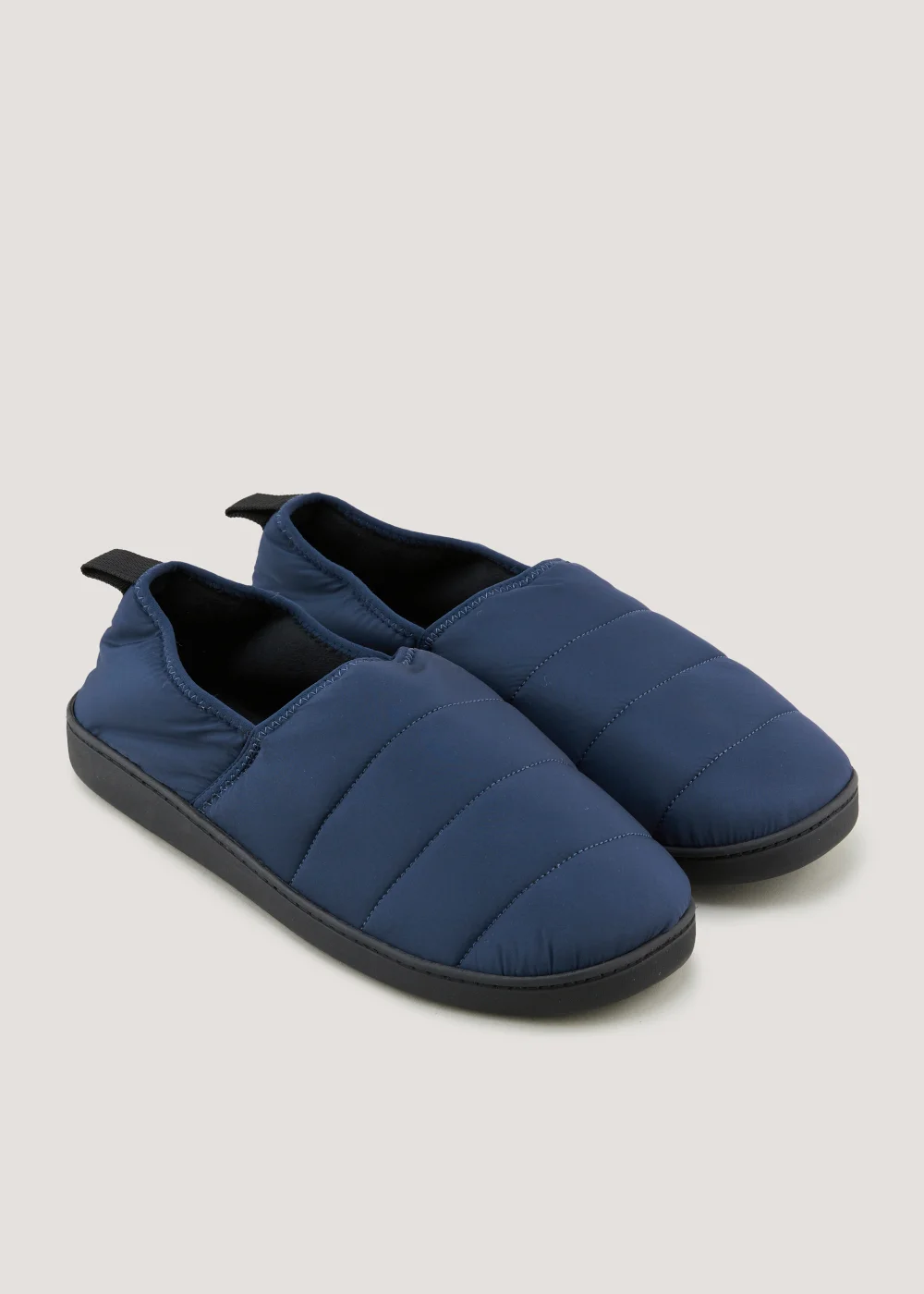 Navy Thinsulate Baffle Slippers - Size 7 - 8 Image 1