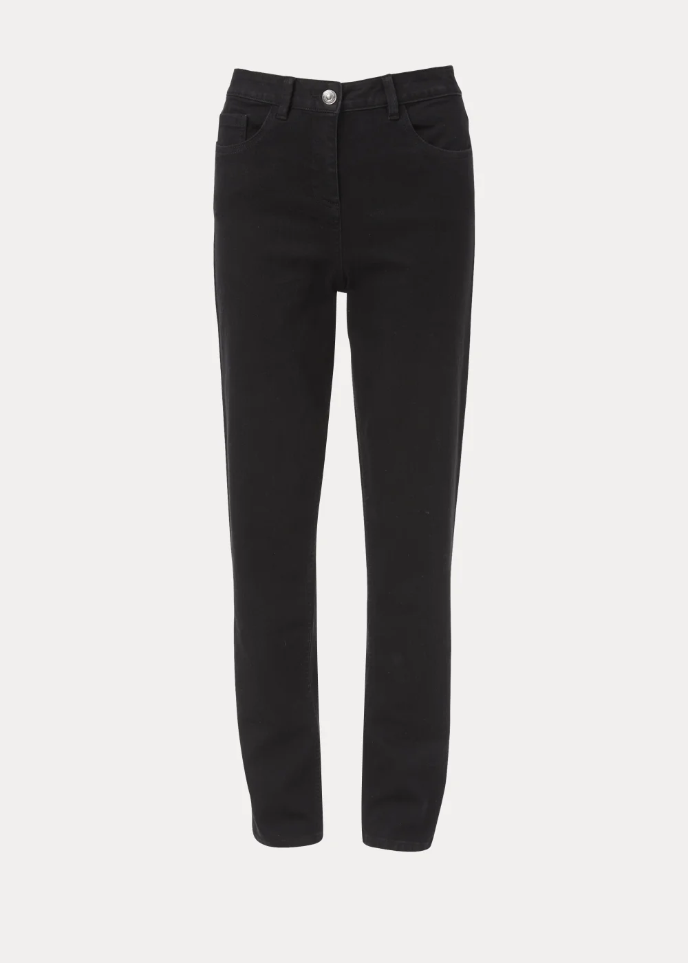 Grace Black Straight Fit Jeans - 8/L29 Image 5