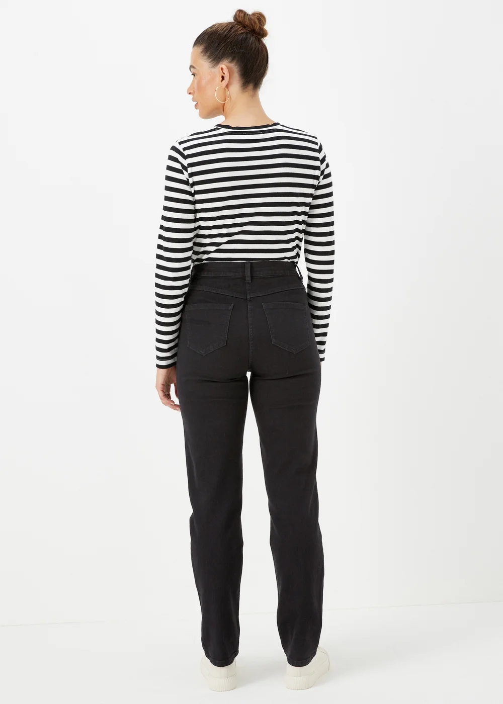 Grace Black Straight Fit Jeans - 8/L29 Image 2