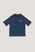Boys Navy Rash Vest (9mths-4yrs) - Age 9 - 12 Months Image 1