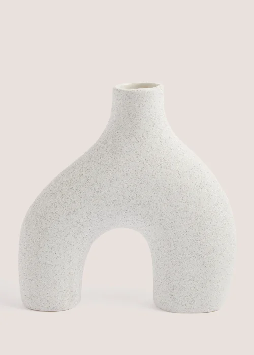 White Organic Shape Vase (27cm) Image 1
