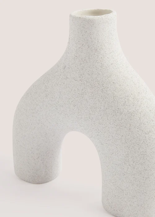 White Organic Shape Vase (27cm) Image 2
